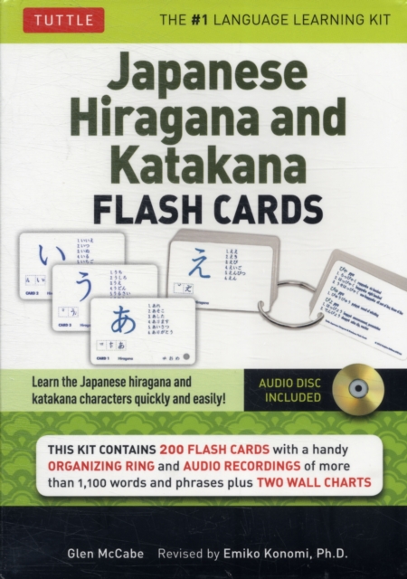 Japanese Hiragana and Katakana Flash Cards Kit : Learn the Two Japanese Alphabets Quickly & Easily with this Japanese Flash Cards Kit (Online Audio Included), Multiple-component retail product Book