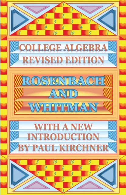 College Algebra by Rosenbach, Paperback / softback Book