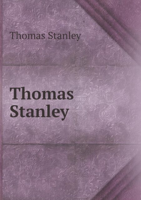 Thomas Stanley, Paperback / softback Book