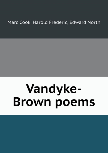 Vandyke-Brown Poems, Paperback / softback Book