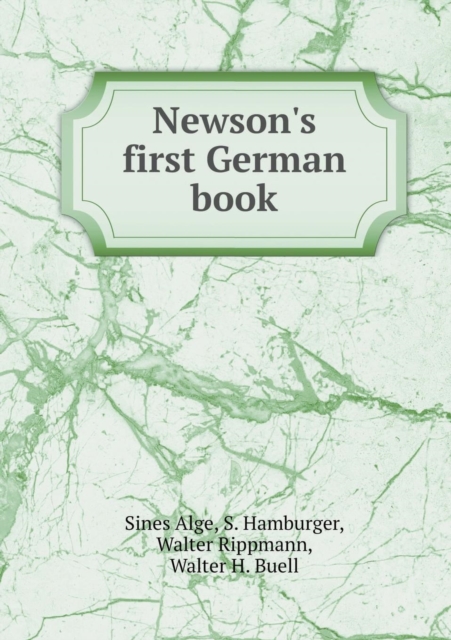 Newson's First German Book, Paperback / softback Book