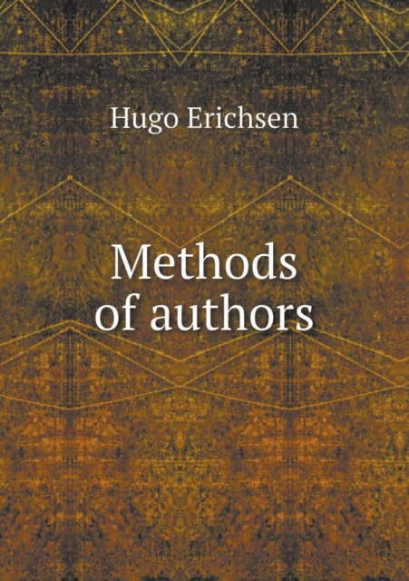 Methods of Authors, Paperback / softback Book
