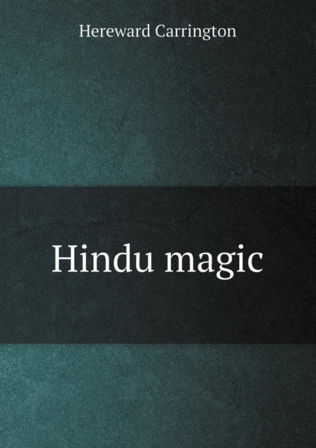 Hindu Magic, Paperback / softback Book