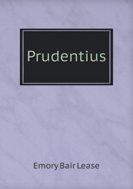 Prudentius, Paperback / softback Book