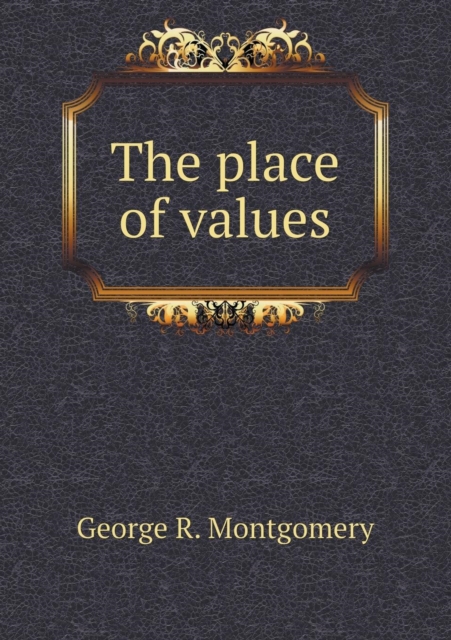 The Place of Values, Paperback / softback Book