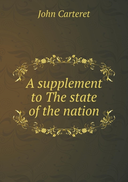 A Supplement to the State of the Nation, Paperback / softback Book