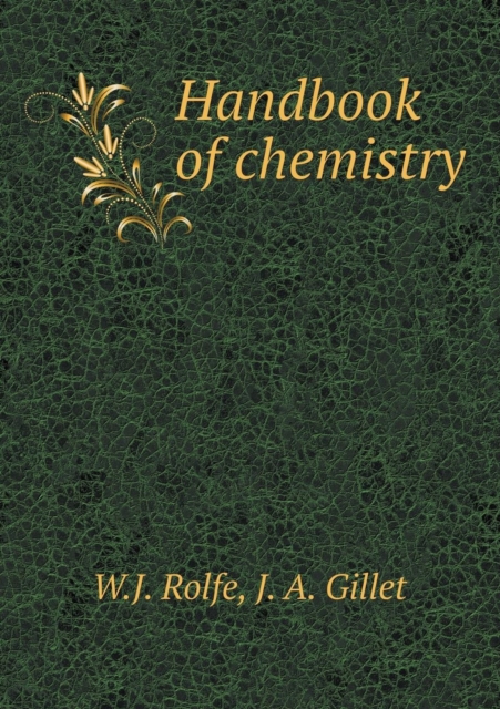 Handbook of Chemistry, Paperback / softback Book