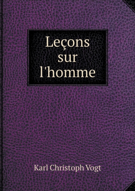 Lecons Sur L'Homme, Paperback / softback Book