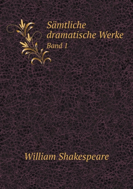 Samtliche Dramatische Werke Band 1, Paperback / softback Book