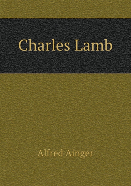 Charles Lamb, Paperback / softback Book