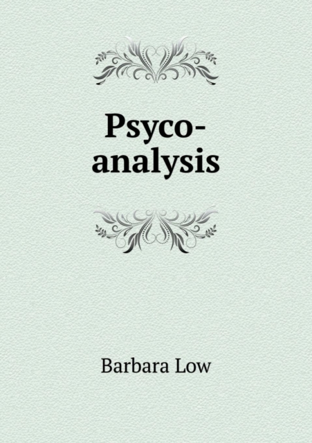 Psyco-Analysis, Paperback / softback Book