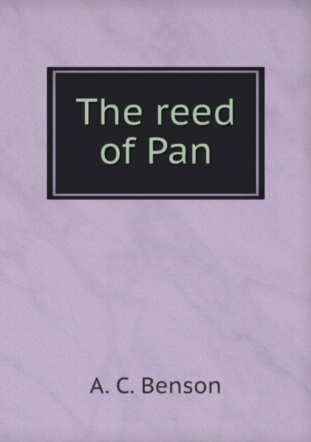 The Reed of Pan, Paperback / softback Book