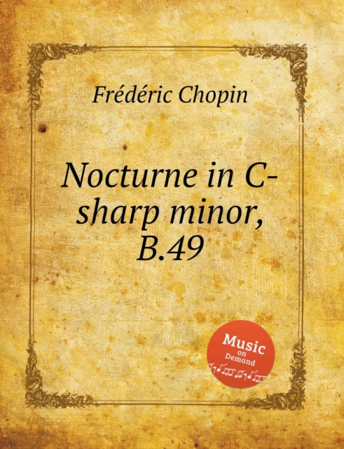 Nocturne in C-sharp minor, B.49, Paperback / softback Book
