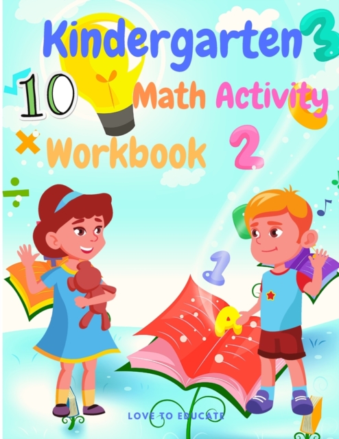 Educational Kindergarten Math Activity Workbook - Included Finding Numbers, Cound and Match, Number Puzzle, Writing Numbers, Word Search And More!, Paperback / softback Book