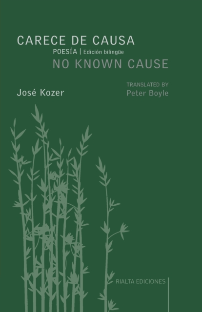 Carece de causa / No Known Cause : (edicion bilingue espanol-ingles), Paperback / softback Book