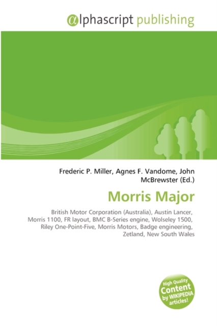 Morris Major, Paperback / softback Book
