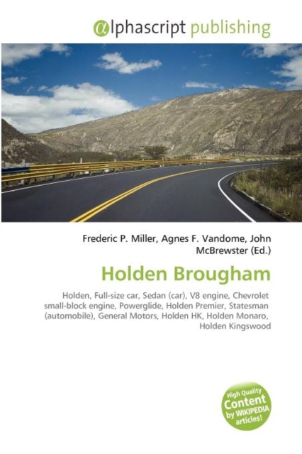 Holden Brougham, Paperback / softback Book