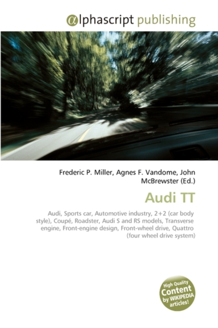 Audi Tt, Paperback / softback Book