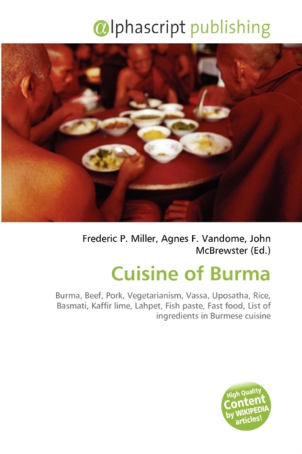 Cuisine of Burma, Paperback / softback Book