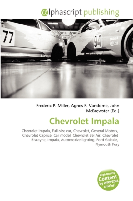 Chevrolet Impala, Paperback / softback Book