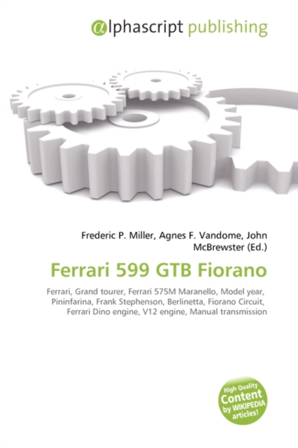 Ferrari 599 Gtb Fiorano, Paperback / softback Book