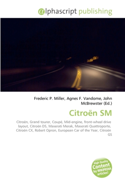 Citroen SM, Paperback / softback Book