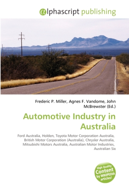Automotive Industry in Australia, Paperback / softback Book