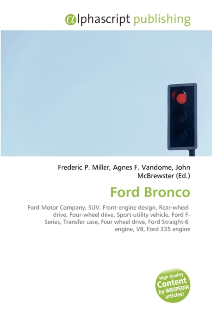 Ford Bronco, Paperback / softback Book