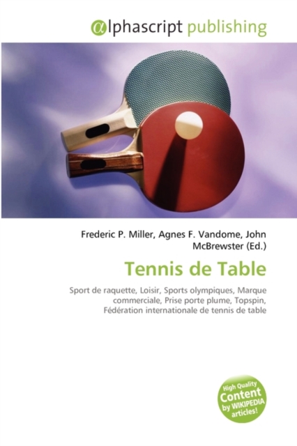 Tennis de Table, Paperback / softback Book