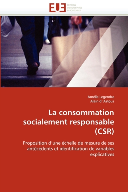La Consommation Socialement Responsable (Csr), Paperback / softback Book