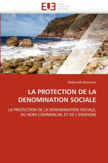 La Protection de la Denomination Sociale, Paperback / softback Book