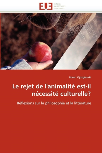 Le Rejet de l''animalit  Est-Il N cessit  Culturelle?, Paperback / softback Book