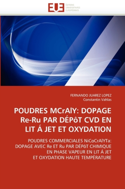 Poudres McRaly : Dopage Re-Ru Par D p t CVD En Lit   Jet Et Oxydation, Paperback / softback Book