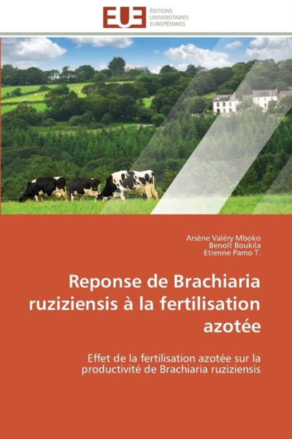 Reponse de Brachiaria Ruziziensis   La Fertilisation Azot e, Paperback / softback Book