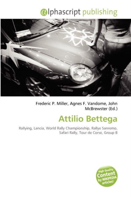 Attilio Bettega, Paperback / softback Book