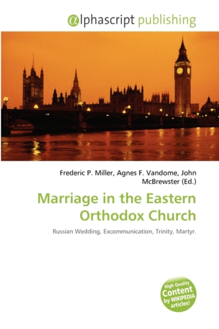 Marriage in the Eastern Orthodox Church, Paperback / softback Book