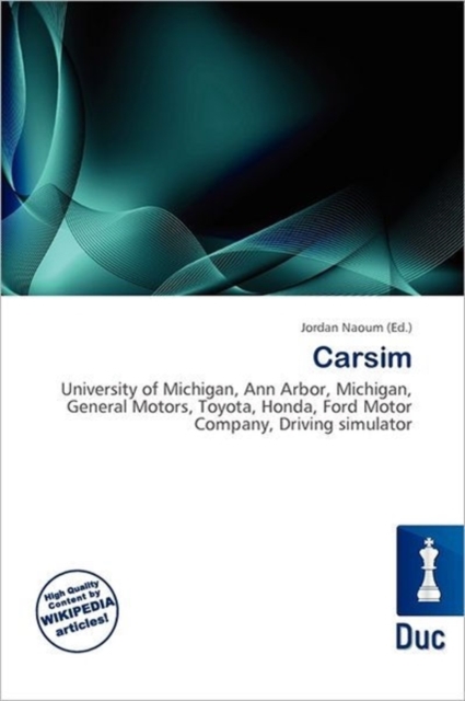 Carsim, Paperback / softback Book