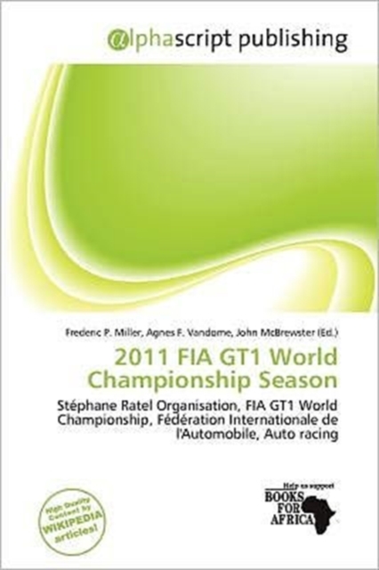 2011 Fia Gt1 World Championship Season, Paperback / softback Book