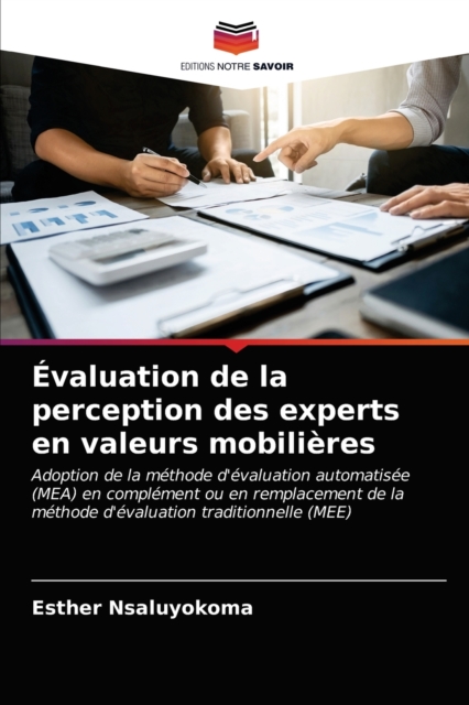 Evaluation de la perception des experts en valeurs mobilieres, Paperback / softback Book