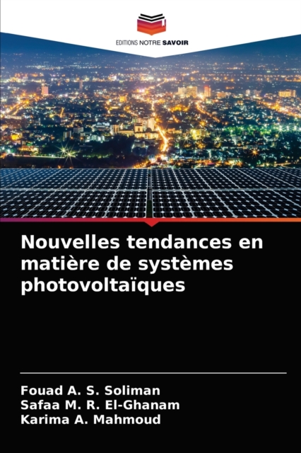 Nouvelles tendances en matiere de systemes photovoltaiques, Paperback / softback Book
