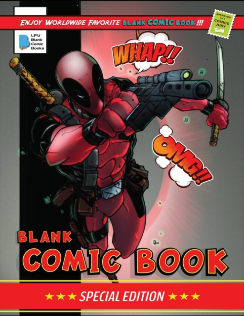 Blank Comic Book : Create Your Own Comics with this Comic Book Journal Notebook - 120 Pages of Fun and Unique Templates - A Large 8.5 x 11 Inches Notebook and Sketchbook for Kids, Boys and Adults to U, Paperback / softback Book
