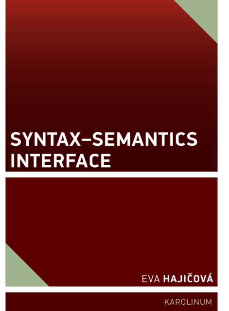 Syntax - Semantics Interface, PDF eBook