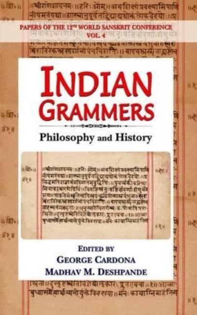 Indian Grammars : Philology and History, Hardback Book