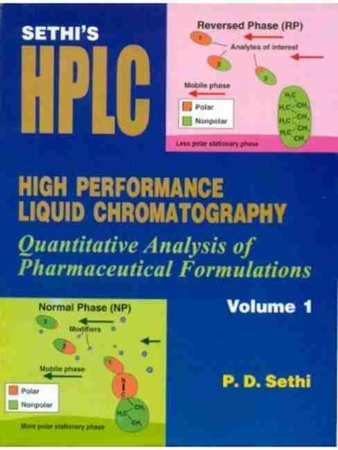 Sethi's HPLC High Performance Liquid Chromatography : Quantitative Analysis of Pharmaceutical Formulations, Volume 1, Hardback Book