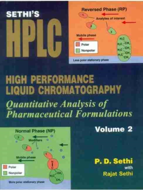 Sethi's HPLC High Performance Liquid Chromatography : Quantitative Analysis of Pharmaceutical Formulations, Volume 2, Hardback Book