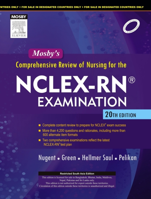 Mosby's Comprehensive Review of Nursing for the NCLEX-RN (R) Examination, 20e, Paperback / softback Book