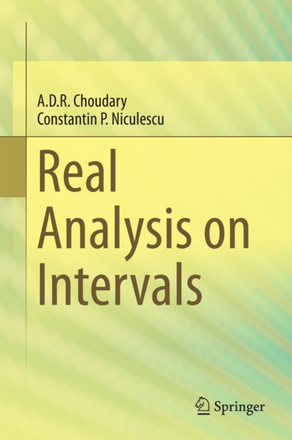 Real Analysis on Intervals, PDF eBook