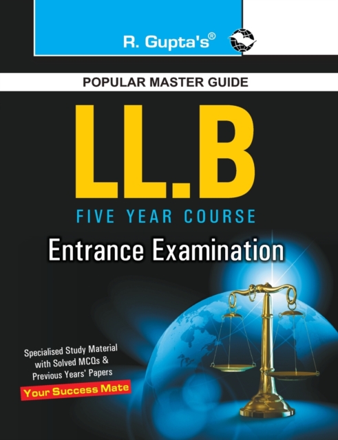 LL.B Entrance Examination (5 Year Course), Paperback / softback Book