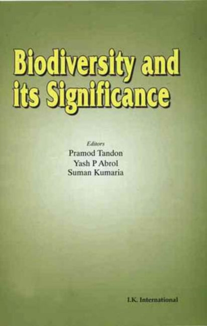 Biodiversity and its Significance, Hardback Book