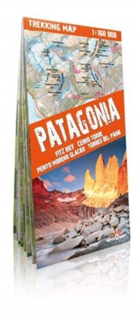 terraQuest Trekking Map Patagonia, Sheet map Book